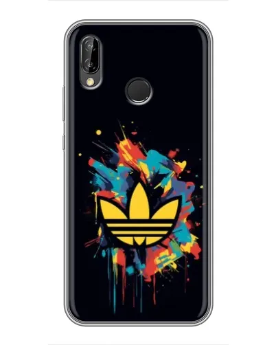 Чехол для Huawei P20 Lite (ANE-L02) с картинкой «Adidas Splash»