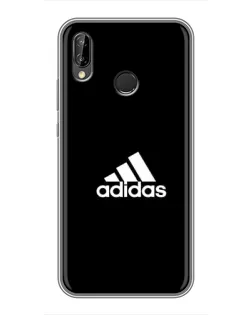 Чехол для Huawei P20 Lite (ANE-L02) с картинкой «Черная классика Adidas»