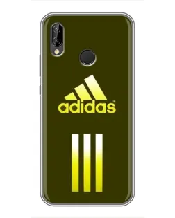Чехол для Huawei P20 Lite (ANE-L02) с картинкой «Оливковый градиент Adidas»