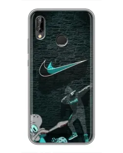 Чехол для Huawei P20 Lite (ANE-L02) с картинкой «Спортивный арт Nike»