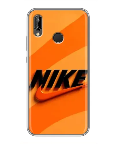 Чехол для Huawei P20 Lite (ANE-L02) с картинкой «Оранжевый драйв Nike»