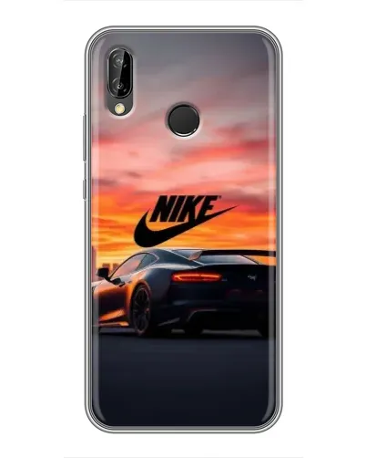 Чехол для Huawei P20 Lite (ANE-L02) с картинкой «Nike и суперкар»
