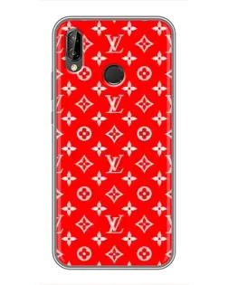 Чехол для Huawei P20 Lite (ANE-L02) с картинкой «Яркий паттерн LV»