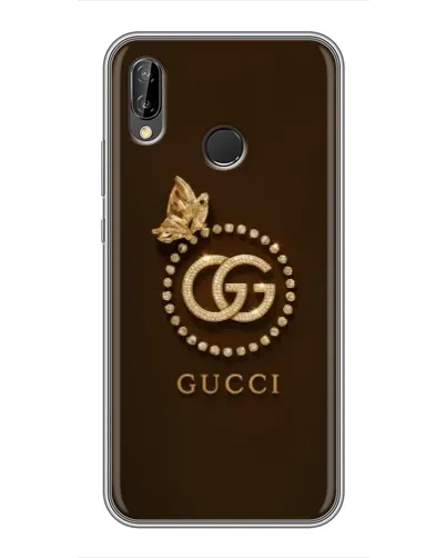 Чехол для Huawei P20 Lite (ANE-L02) с картинкой «Gucci — золотая бабочка»