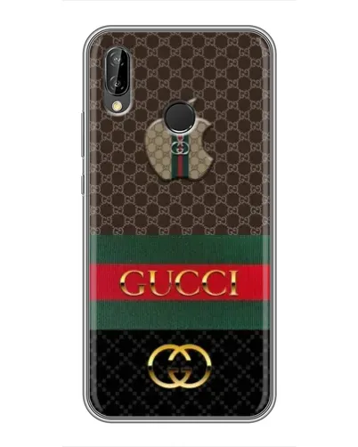 Чехол для Huawei P20 Lite (ANE-L02) с картинкой «Gucci — брендированный десерт»