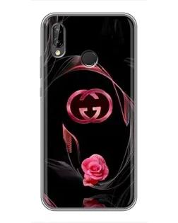 Чехол для Huawei P20 Lite (ANE-L02) с картинкой «Gucci — неоновая роза»