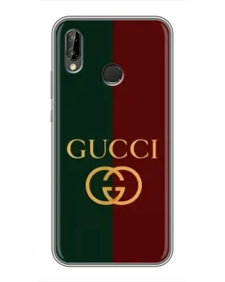 Чехол для Huawei P20 Lite (ANE-L02) с картинкой «Gucci — темно-зеленый градиент»