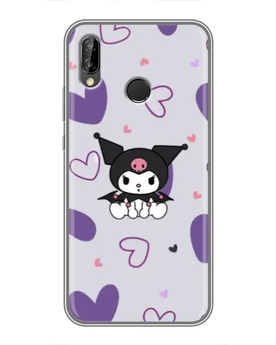 Чехол для Huawei P20 Lite (ANE-L02) с картинкой «Kuromi и лавандовые сердца» Чехол для Huawei P20 Lite (ANE-L02) с картинкой «Kuromi и лавандовые сердца»