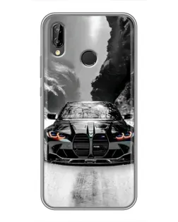 Чехол для Huawei P20 Lite (ANE-L02) с картинкой «BMW — акварельный дрифт» Чехол для Huawei P20 Lite (ANE-L02) с картинкой «BMW — акварельный дрифт»