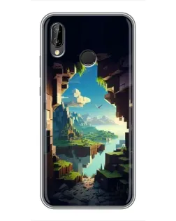 Чохол для Huawei P20 Lite (ANE-L02) з картинкою «Вид з печери» Чохол для Huawei P20 Lite (ANE-L02) з картинкою «Вид з печери»