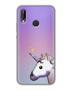 Чехол для Huawei P20 Lite (ANE-L02) с картинкой «Единорог градиент»