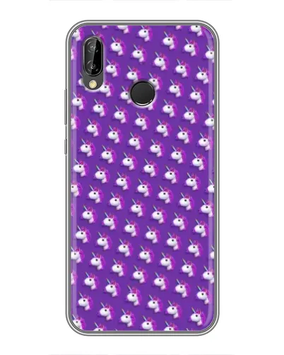 Чехол для Huawei P20 Lite (ANE-L02) с картинкой «Единороги на фиолетовом» Чехол для Huawei P20 Lite (ANE-L02) с картинкой «Единороги на фиолетовом»