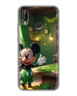 Чехол для Huawei P20 Lite (ANE-L02) с картинкой «Микки в мастерской»