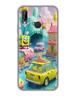 Чехол для Huawei P20 Lite (ANE-L02) с картинкой «Монстр-трак приключения»