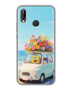 Чехол для Huawei P20 Lite (ANE-L02) с картинкой «Автомобильное путешествие»