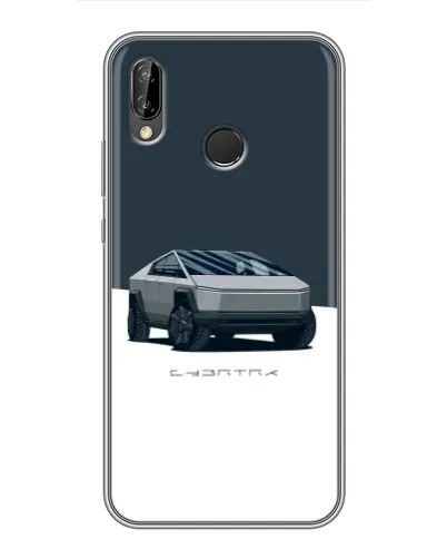 Чехол для Huawei P20 Lite (ANE-L02) с картинкой «Серебристый Cybertruck Tesla» Чехол для Huawei P20 Lite (ANE-L02) с картинкой «Серебристый Cybertruck Tesla»