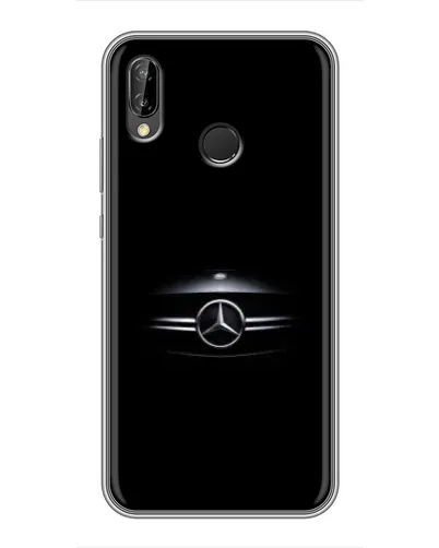 Чехол для Huawei P20 Lite (ANE-L02) с картинкой «Mercedes — абстрактные линии»
