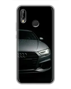 Чехол для Huawei P20 Lite (ANE-L02) с картинкой «Audi — детализация кузова»