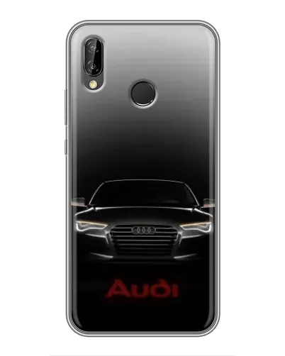 Чехол для Huawei P20 Lite (ANE-L02) с картинкой «Audi — градиентный контур» Чехол для Huawei P20 Lite (ANE-L02) с картинкой «Audi — градиентный контур»