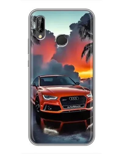 Чехол для Huawei P20 Lite (ANE-L02) с картинкой «Audi — закат» Чехол для Huawei P20 Lite (ANE-L02) с картинкой «Audi — закат»