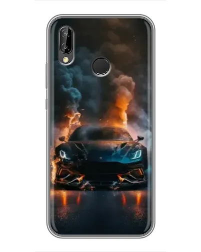 Чехол для Huawei P20 Lite (ANE-L02) с картинкой «Lamborghini дымная эстетика» Чехол для Huawei P20 Lite (ANE-L02) с картинкой «Lamborghini дымная эстетика»