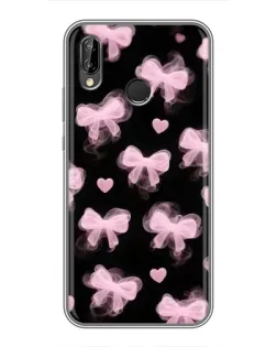 Чехол для Huawei P20 Lite (ANE-L02) с картинкой «Геометрия банта»