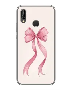 Чехол для Huawei P20 Lite (ANE-L02) с картинкой «Розовый бант»