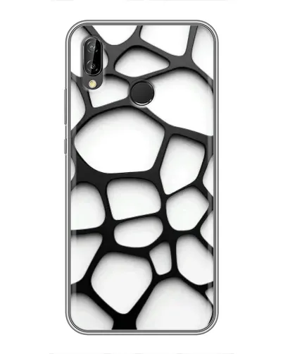 Чехол для Huawei P20 Lite (ANE-L02) с картинкой «Белая объемная сетка» Чехол для Huawei P20 Lite (ANE-L02) с картинкой «Белая объемная сетка»