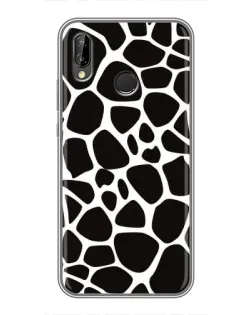 Чехол для Huawei P20 Lite (ANE-L02) с картинкой «Черно-белый жираф»