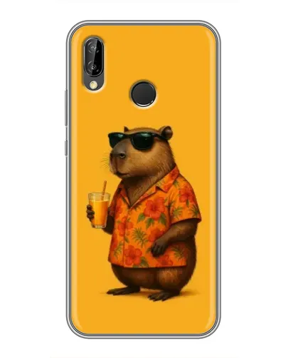 Чехол для Huawei P20 Lite (ANE-L02) с картинкой «Капибара на отдыхе» Чехол для Huawei P20 Lite (ANE-L02) с картинкой «Капибара на отдыхе»