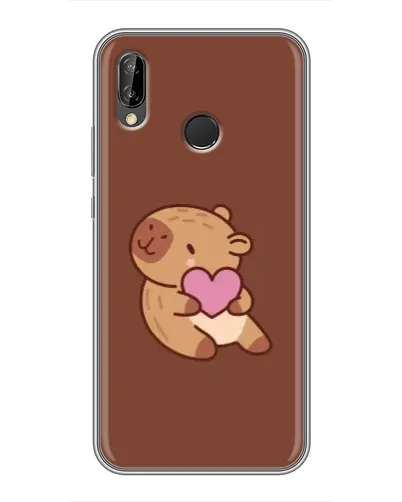 Чехол для Huawei P20 Lite (ANE-L02) с картинкой «Капибара с сердцем» Чехол для Huawei P20 Lite (ANE-L02) с картинкой «Капибара с сердцем»