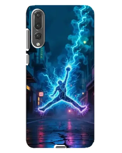 Чехол для Huawei P20 Pro (CLT-L04) с картинкой «Jordan Gold Jumpman»