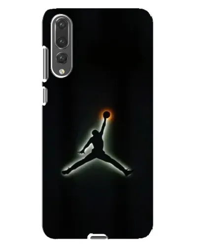 Чехол для Huawei P20 Pro (CLT-L04) с картинкой «Jordan Gradient Logo»