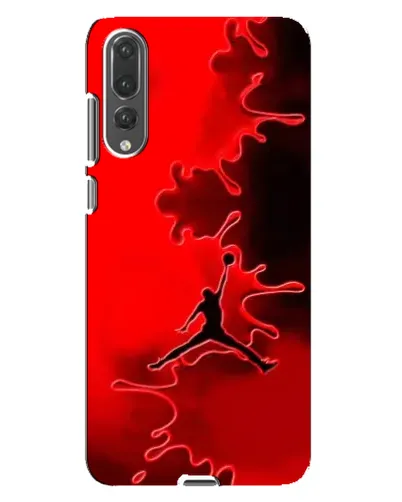 Чехол для Huawei P20 Pro (CLT-L04) с картинкой «Jordan Red Smoke»