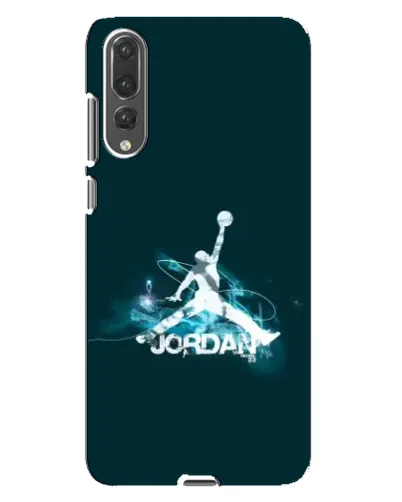 Чехол для Huawei P20 Pro (CLT-L04) с картинкой «Jordan Blue Fire»
