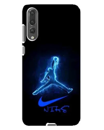 Чехол для Huawei P20 Pro (CLT-L04) с картинкой «Jordan Neon Blue»
