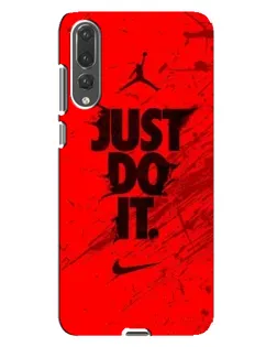 Чехол для Huawei P20 Pro (CLT-L04) с картинкой «Nike Just Do It» Чехол для Huawei P20 Pro (CLT-L04) с картинкой «Nike Just Do It»