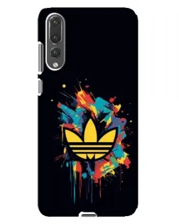 Чехол для Huawei P20 Pro (CLT-L04) с картинкой «Adidas Splash»