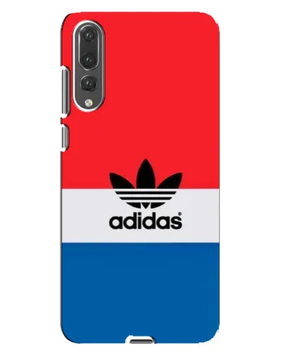 Чехол для Huawei P20 Pro (CLT-L04) с картинкой «Ретро блоки Adidas»