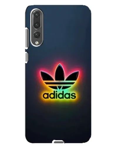 Чехол для Huawei P20 Pro (CLT-L04) с картинкой «Неоновый Adidas»