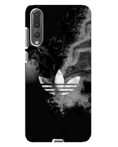 Чехол для Huawei P20 Pro (CLT-L04) с картинкой «Абстрактный дым Adidas»