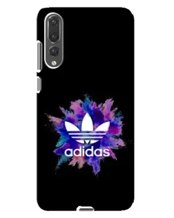 Чехол для Huawei P20 Pro (CLT-L04) с картинкой «Взрыв красок Adidas»
