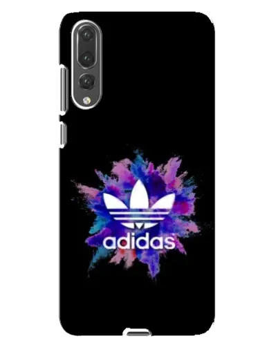 Чехол для Huawei P20 Pro (CLT-L04) с картинкой «Взрыв красок Adidas»
