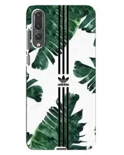 Чехол для Huawei P20 Pro (CLT-L04) с картинкой «Пальмовые листья адидас»
