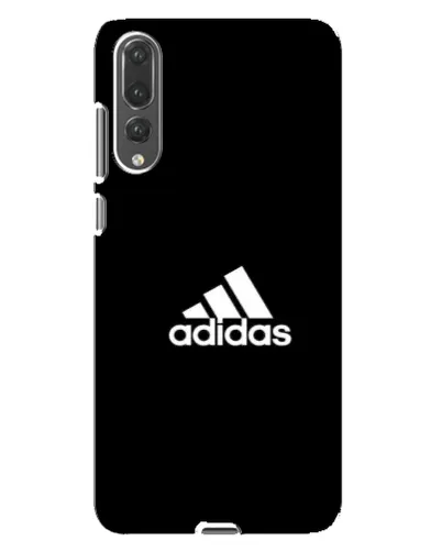 Чехол для Huawei P20 Pro (CLT-L04) с картинкой «Черная классика Adidas»