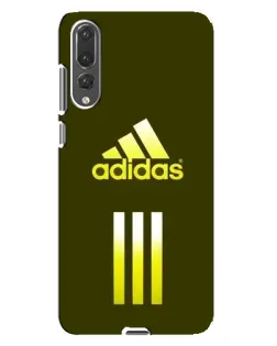Чехол для Huawei P20 Pro (CLT-L04) с картинкой «Оливковый градиент Adidas»