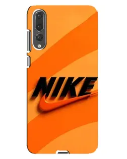 Чехол для Huawei P20 Pro (CLT-L04) с картинкой «Оранжевый драйв Nike»