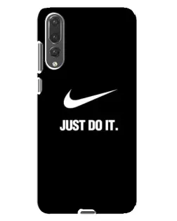 Чехол для Huawei P20 Pro (CLT-L04) с картинкой «Классический принт Nike»