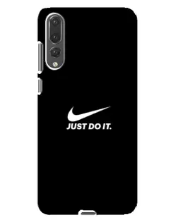 Чехол для Huawei P20 Pro (CLT-L04) с картинкой «Минимализм от Nike»