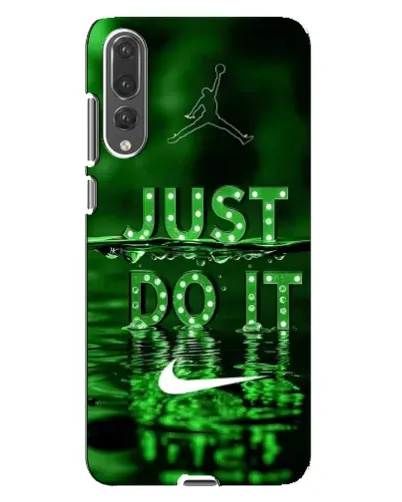 Чехол для Huawei P20 Pro (CLT-L04) с картинкой «Зеленый неоновый Nike»